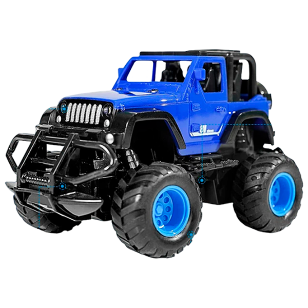 Машинка Lead Honor Four-Pass Remote Control Off -Road Vehicle LH-C056  / 2.4 ГГц / Черный Синий photo 1
