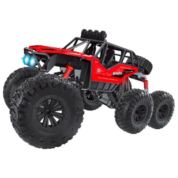 Mașină JZL Six-Wheel Climbing Car Off-Road Hegemony 2280  / 2.4 GHz / Red photo 2