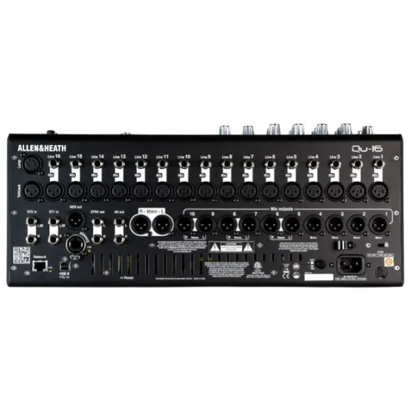 Mixer Allen & Heath Qu-16 Chrome activ / 20 Hz - 20 kHz / Black photo 6