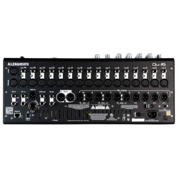 Mixer Allen & Heath Qu-16 Chrome activ / 20 Hz - 20 kHz / Black photo 6