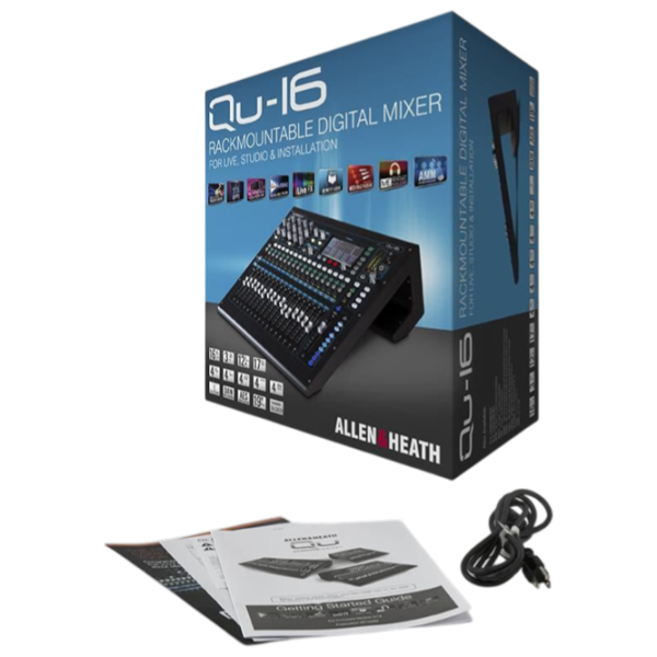 Mixer Allen & Heath Qu-16 Chrome activ / 20 Hz - 20 kHz / Black photo 10