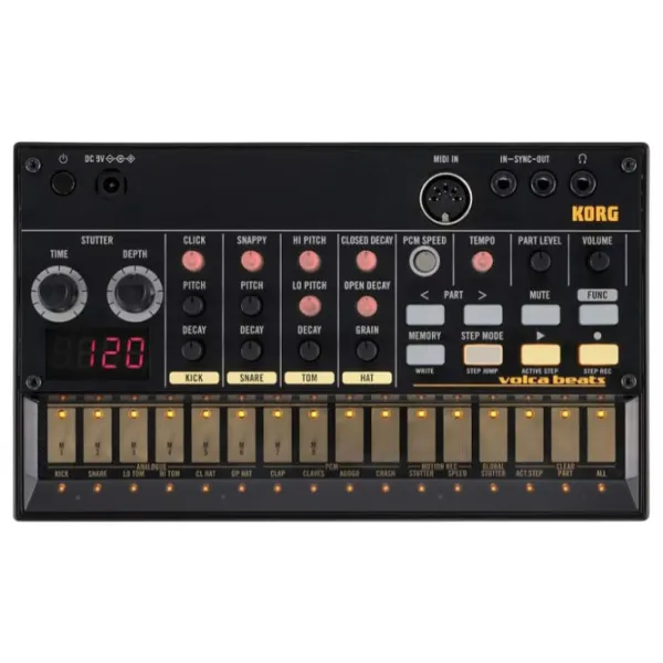 Mixer Korg Volca Beats activ / 40 Hz - 15 kHz / Black photo 1