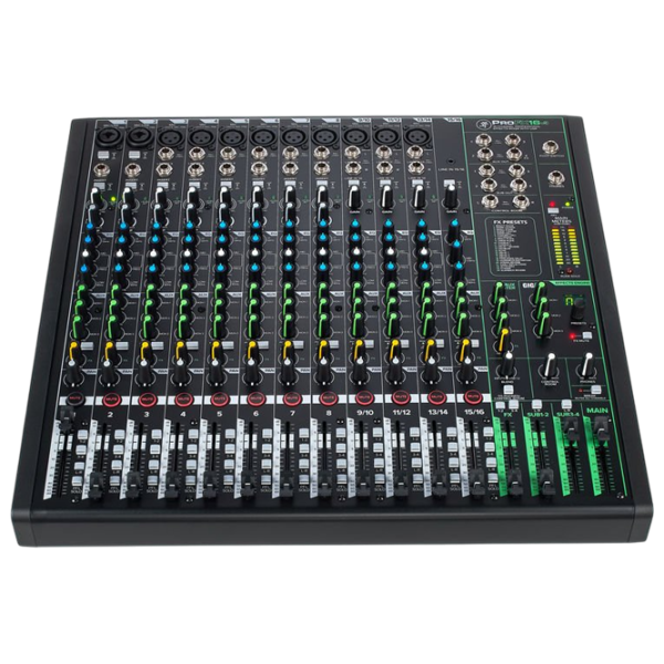Миксер Mackie ProFX16v3 16-Channel активный / 20 Гц - 30 кГц / Черный photo 1