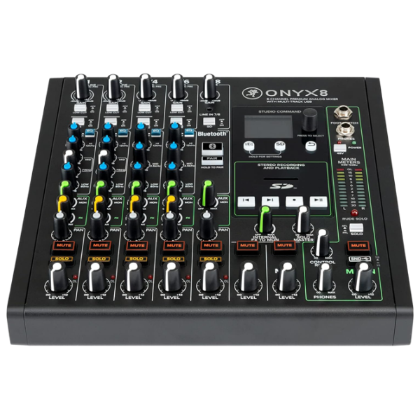 Mixer Mackie ONYX8 activ / 20 Hz - 20 kHz / Black photo 1