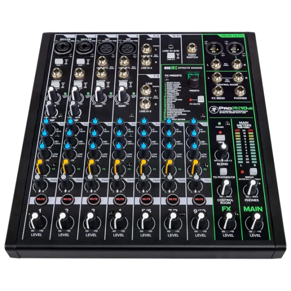 Mixer Mackie ProFX10v3 10-Channel activ / 20 Hz – 50 kHz / Black photo 1