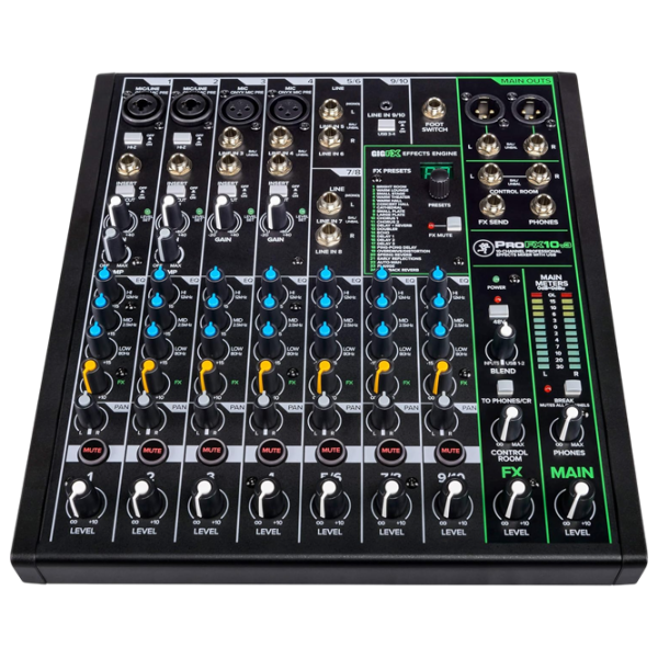 Mixer Mackie ProFX10v3 10-Channel activ / 20 Hz – 50 kHz / Black photo 1