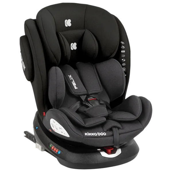 Детское автокресло Kikka Boo Felix  0 месяцев - 12 лет / 36 кг / Черный photo 1