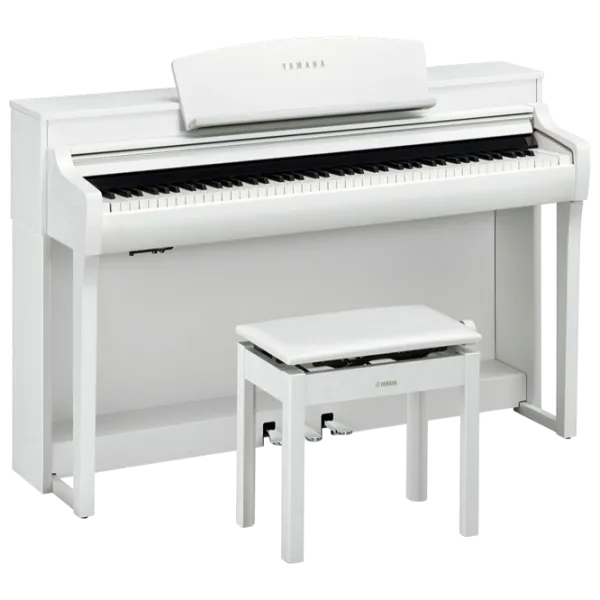 Цифровой пиан Yamaha CSP 255WH Акустический / 88 клавиш / Split / Белый photo 1