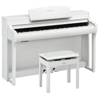 Pian electric Yamaha CSP 255WH Acustic / 88 clape / Split / White