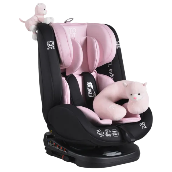 Scaun auto Moni Serengeti  0 luni - 12 ani / 36 kg / Pink photo 1 Scaun auto Moni Serengeti  0 luni - 12 ani / 36 kg / Pink photo 1