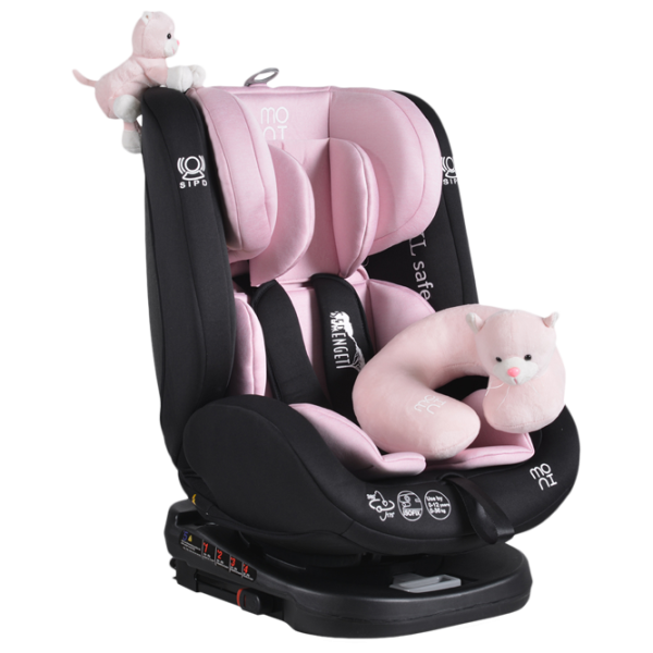 Scaun auto Moni Serengeti  0 luni - 12 ani / 36 kg / Pink photo 1 Scaun auto Moni Serengeti  0 luni - 12 ani / 36 kg / Pink photo 1