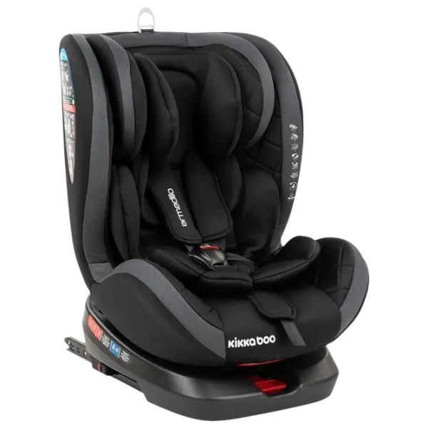Детское автокресло Kikka Boo Armadillo  0 месяцев - 12 лет / 36 кг / Черный photo 1