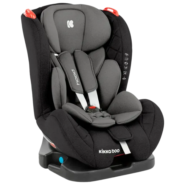 Детское автокресло Kikka Boo Hood  0 месяцев - 7 лет / 25 кг / Черный photo 1