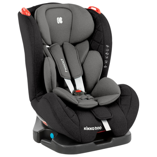 Детское автокресло Kikka Boo Hood  0 месяцев - 7 лет / 25 кг / Черный photo 1
