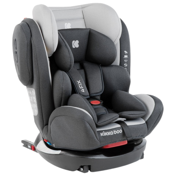 Детское автокресло Kikka Boo 4 Fix Double  0 месяцев - 12 лет / 36 кг / Светло Серый photo 1