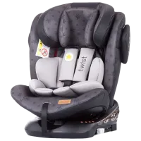 Детское автокресло Chipolino Twist  0 месяцев - 12 лет / 36 кг / Серый