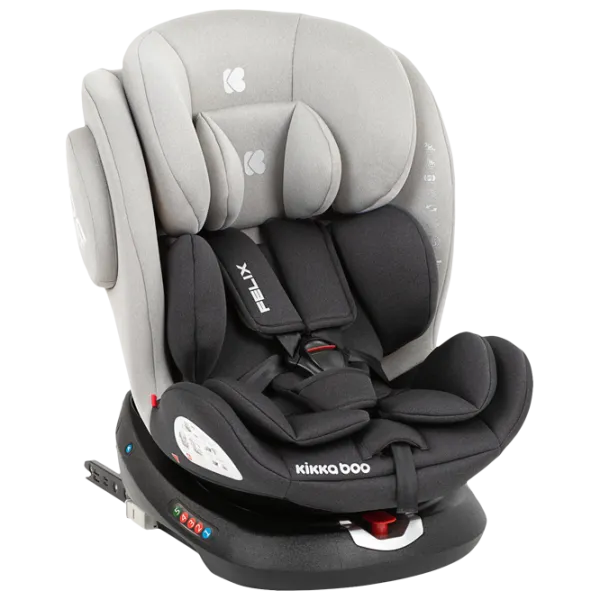 Детское автокресло Kikka Boo Felix  0 месяцев - 12 лет / 36 кг / Светло Серый photo 1