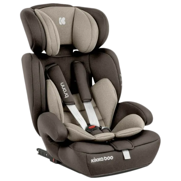 Детское автокресло Kikka Boo Bronn  9 месяцев - 12 лет / 36 кг / Бежевый photo 1