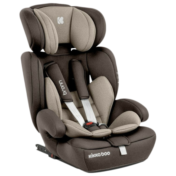 Детское автокресло Kikka Boo Bronn  9 месяцев - 12 лет / 36 кг / Бежевый photo 1