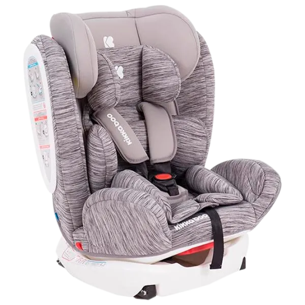 Детское автокресло Kikka Boo 4 Fix Double  0 месяцев - 12 лет / / Серый photo 1