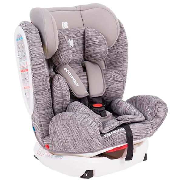 Детское автокресло Kikka Boo 4 Fix Double  0 месяцев - 12 лет / / Серый photo 1