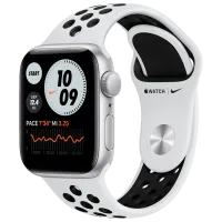 Умные часы Apple Watch SE Nike  1.57" / 40 мм / Серебряный - Белый / MKQ23