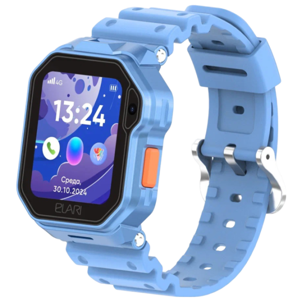 Детские часы Elari KidPhone 4G Techno 1.76"/ Синий photo 1