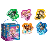 Puzzle DoDo Puzzle „Eroii din Golful aventurelor”, seria Patrula cățelușilor 2+/ Numărul de piese: 18