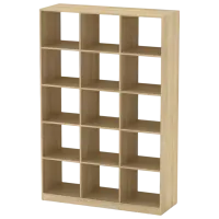 Стеллаж ML-Mobila KS-3 195 x 130 x 44.8см cm / ЛДСП / Дуб cонома