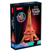 Puzzle 3D CubicFun Turnul Eiffel 8+/ Numărul de piese: 51