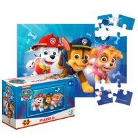 Puzzle DoDo Puzzle-mini „Marshall, Chase și Skye”, seria Patrula cățelușilor 4+/ Numărul de piese: 35