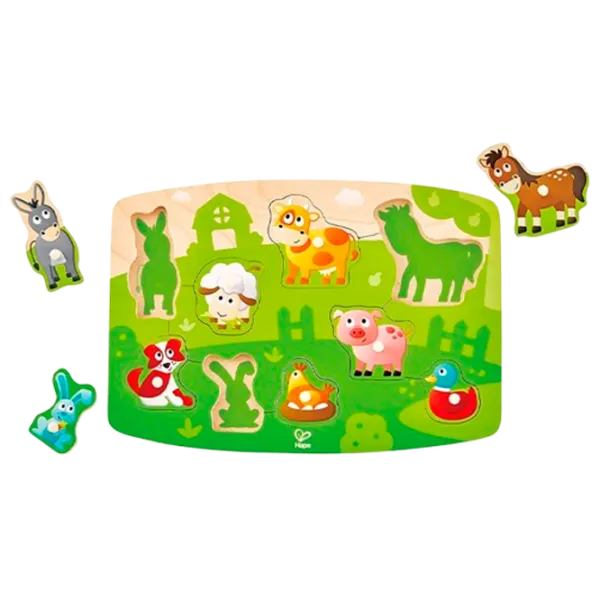 Puzzle Hape Ferma 2+/ Numărul de piese: 9 photo 1