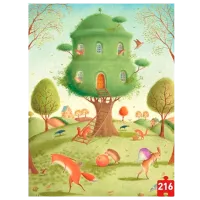 Puzzle 2D Mideer Vecini ocupați 8+/ Numărul de piese: 216