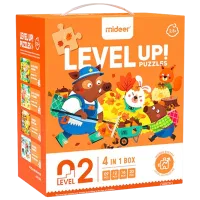 Набор пазлов Mideer Времена года леса 2.5+/ Количество деталей: 57