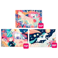 Set de puzzle-uri Mideer Unicorn 3.5+/ Numărul de piese: 212