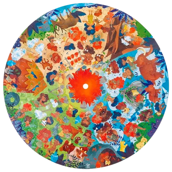 Puzzle Hape Каменный век 6+/ Количество деталей: 100 photo 1