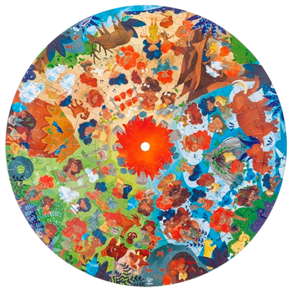 Puzzle Hape Каменный век 6+/ Количество деталей: 100 photo 1