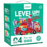 Set de puzzle-uri Mideer Transport 3.5+/ Numărul de piese: 212