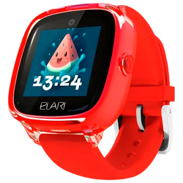 Детские часы Elari KidPhone 4G Fresh 1.4"/ Красный photo 1