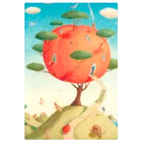 Puzzle 2D Mideer Paradisul piersicului 8+/ Numărul de piese: 216