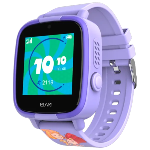 Ceas pentru copii Elari FixiTime Fun 1.4"/ Purple photo 1