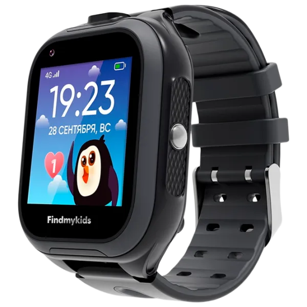 Ceas pentru copii Elari Findmykids 4G Go 1.3"/ Black photo 1