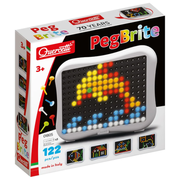 Мозайка Quercetti QT 1805  Peg Brite / 4+ photo 1