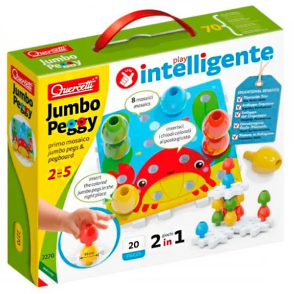 Мозайка Quercetti 2270  Jumbo Peggy / 2+ photo 1