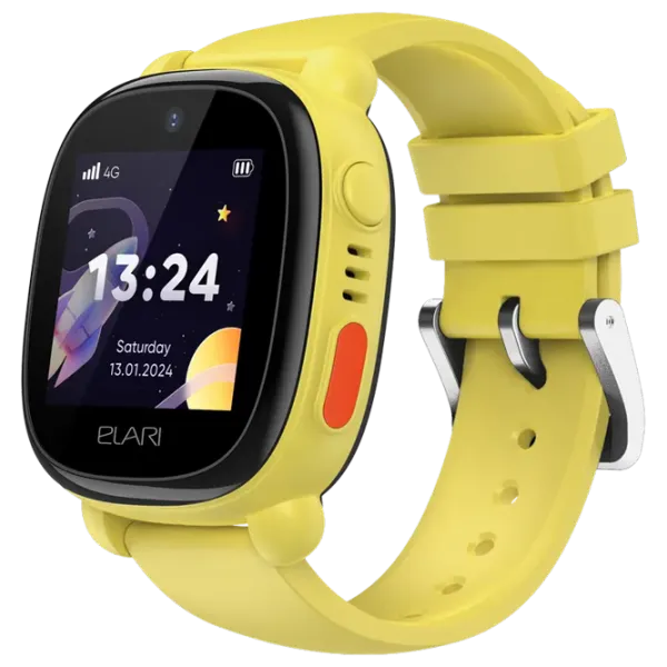 Детские часы Elari KidPhone 4G Lite 1.3"/ Желтый photo 1