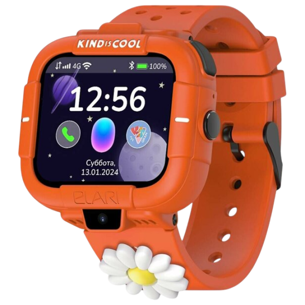 Ceas pentru copii Elari KidPhone Masha&Bear 1.76"/ Orange photo 1