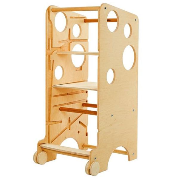 Complex de joacă Leea Toys Montessori 8 luni / Beige photo 1 Complex de joacă Leea Toys Montessori 8 luni / Beige photo 1