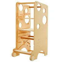 Complex de joacă Leea Toys Montessori 8 luni / Beige