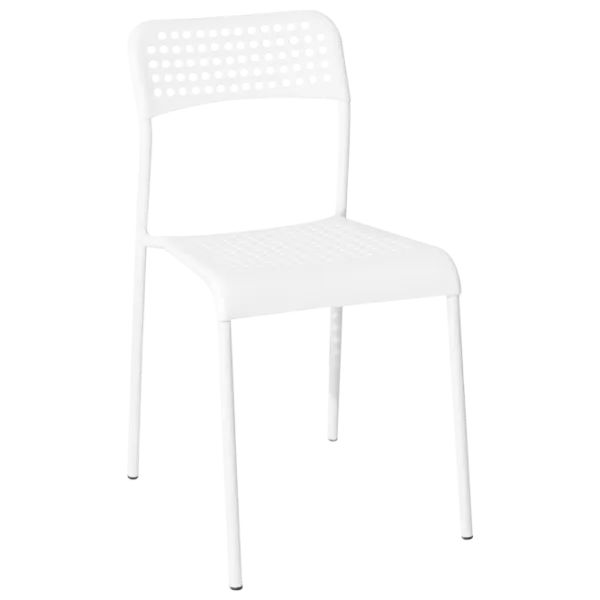 Scaun de bucătărie DecoPrim E-055 Plastic/ White  photo 1 Scaun de bucătărie DecoPrim E-055 Plastic/ White  photo 1