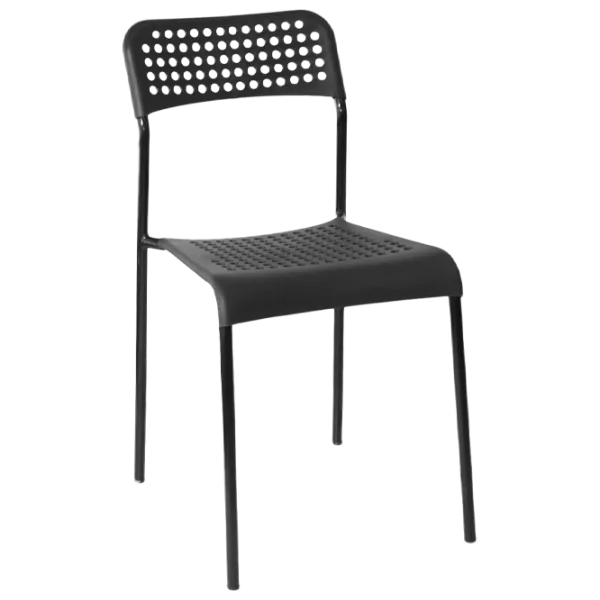 Кухонный стул DecoPrim E-055 Пластик/ Черный  photo 1 Кухонный стул DecoPrim E-055 Пластик/ Черный  photo 1